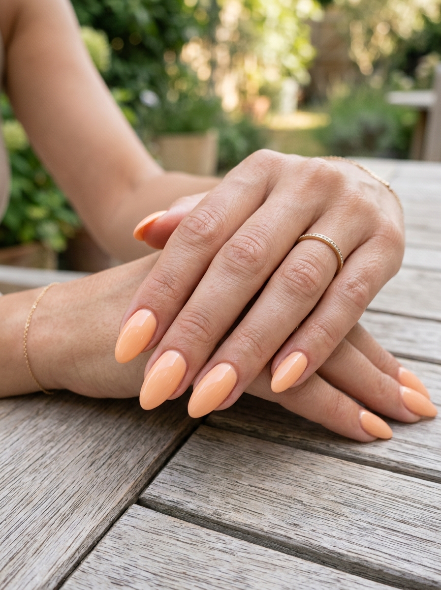 Melon Milk Nails
